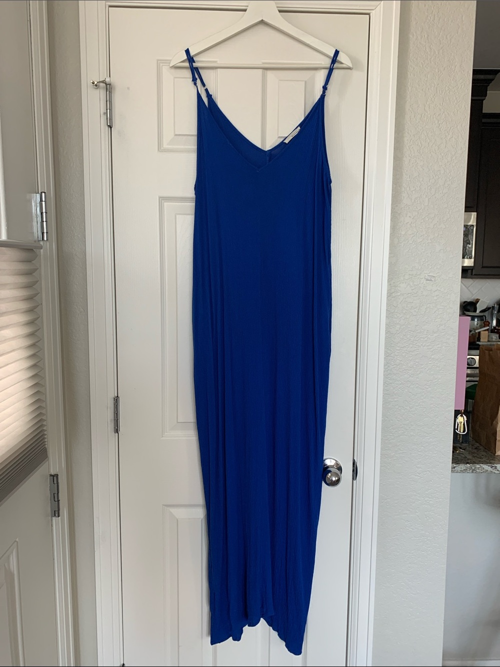 lovestitch Royal Blue Spaghetti Strap Maxi Dress